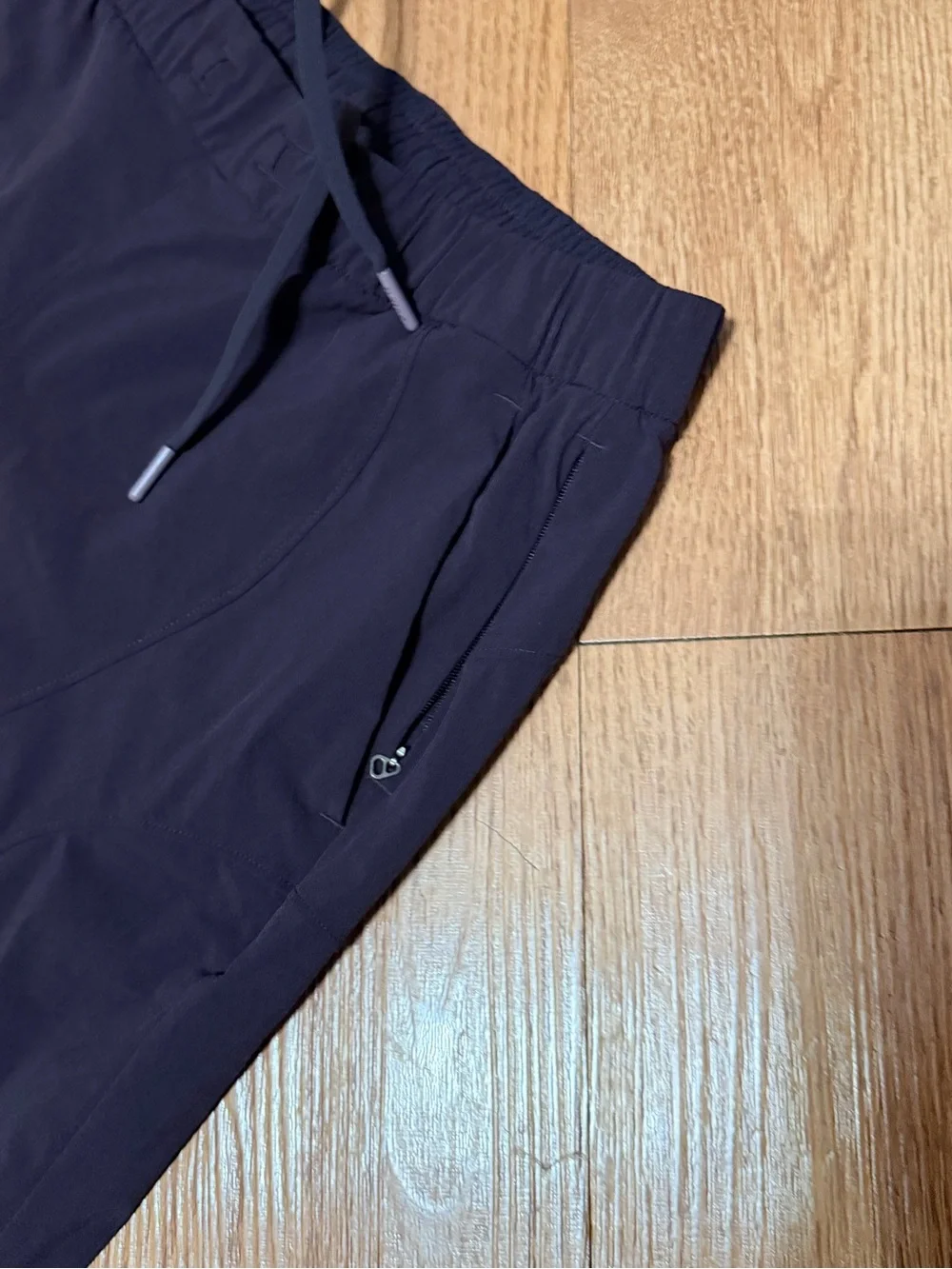 Lululemon Women’s Espresso Drawstring Performance Pants collab with SLNSH